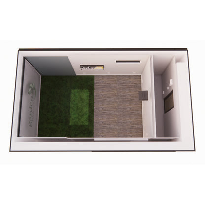 Garden Hideouts Golf Simulation Garden Room